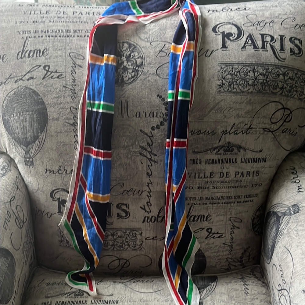 Multicolor Striped  Scarf